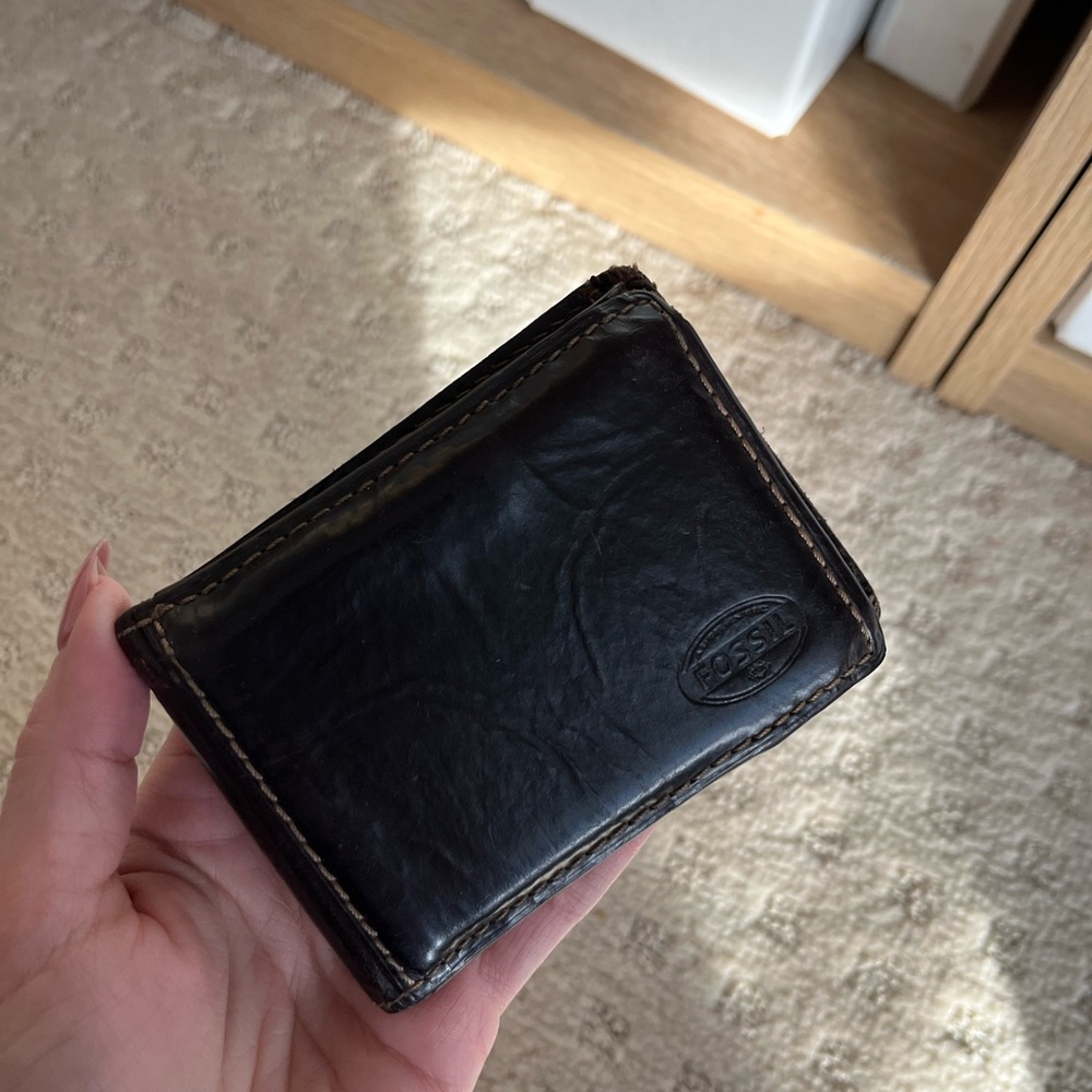 Fossil Leather Wallet for Men